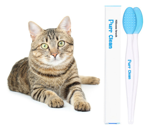 Cepillo Para Acné De Gato - Paquete De 2 | Cepillo De Trata