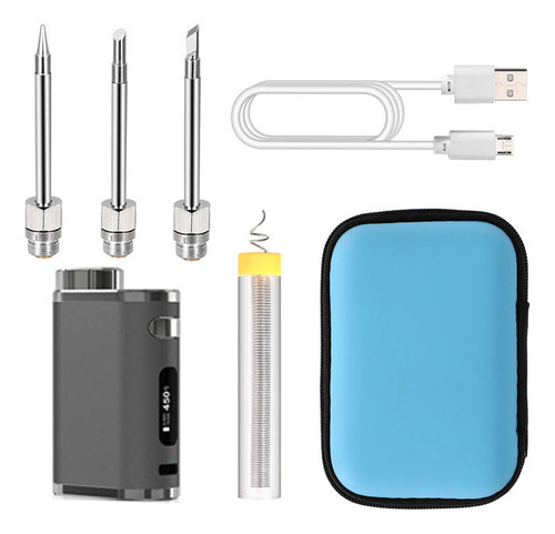 Kit Soldador Inalámbrico Recargable Usb 1w-75w Mini Portátil