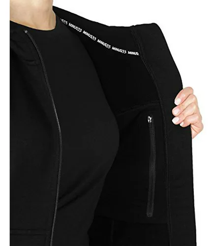 Sudadera Con Capucha Y Cremallera Completa Minus33 Merino Wo