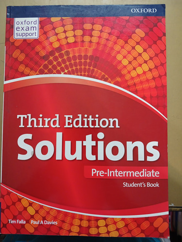 Third Edition Solutions Pre Intermediate Students Book