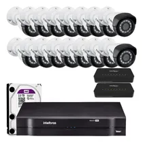 Comprar Kit 16 Câmeras Ip Intelbras Nvd 1216 Câmeras Vip 1020 Onvif