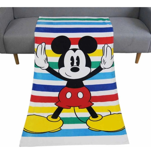 Mickey Mouse - Toalla De Baño De Rayas For Niños Heihutaox