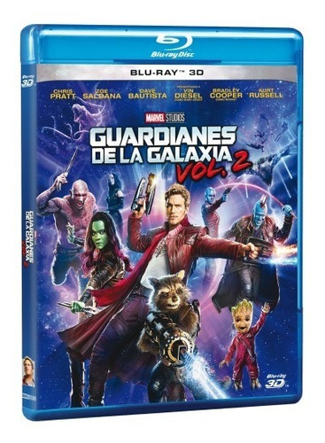 Guardianes De La Galaxia 2 Blu Ray 3d