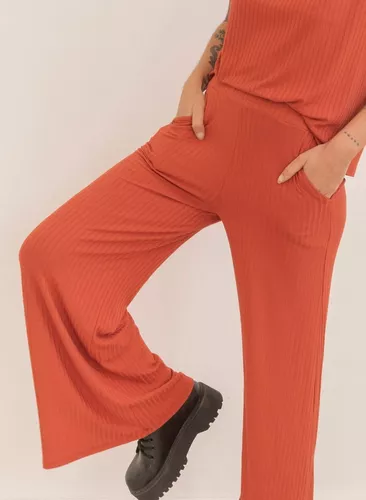 grieta simpático Astrolabio Pantalon Palazzo Mujer Algodon Morley Tiro Alto Calza Recta