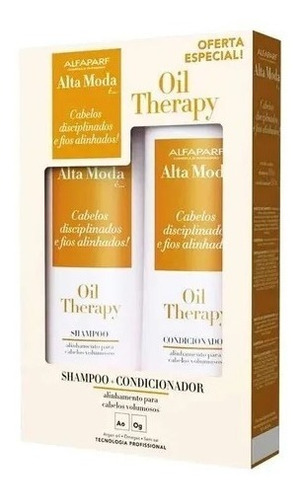 Kit Shampoo E Condicionador Oil Therapy Alfaparf Alta Moda