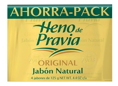 Jabón tocador Heno de Pravia 4 pieza 500