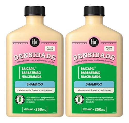 2 Unidades 250ml Shampoo Lola Cosmetic - O Melhor Cuidado