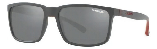 Gafas de sol Arnette Stripe An4251 25736g con lentes de espejo, color gris