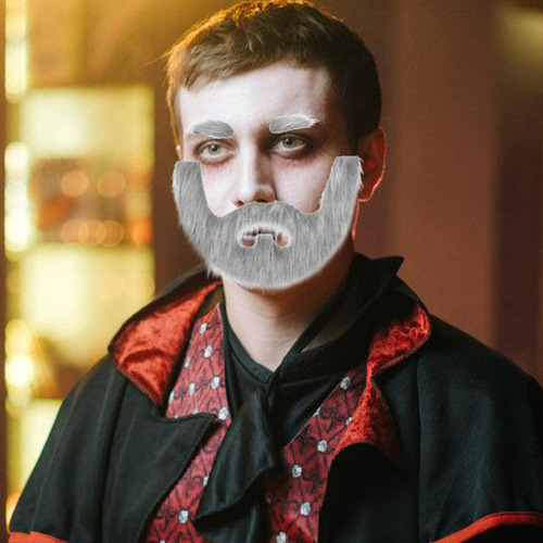 Set De 3 Juegos De Barba Y Cejas Postizas, Barba Autoadhesiv