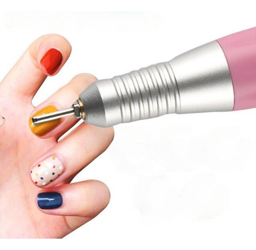 Taladro Eléctrico Para Uñas, Mango De Repuesto, Rosa