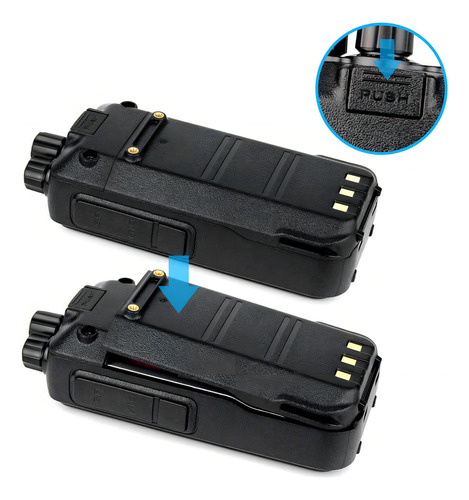 Rádio Retevis Rt3s Vhf/uhf Analógico Digital Dmr C/gps Preto Vhf/uhf