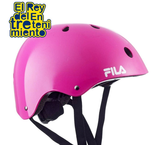 Imagen 7 de 7 de Casco Fila Profesional P/ Skate Rollers Bicicleta Bmx El Rey