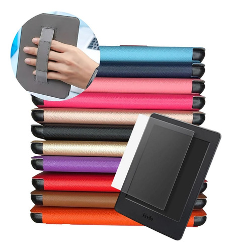 Capa Case Kindle 12a 2024 7 Sa59cp Sa569p Sa568b + Película