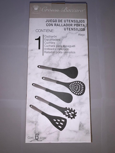 Juego De Utensilios De Cocina Crown Baccara (Usado)