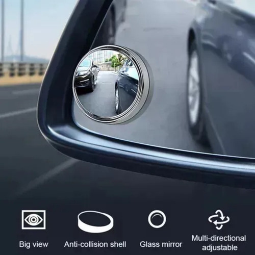 A Espejo Auxiliar Gran Angular Ajustable For Automóvil De