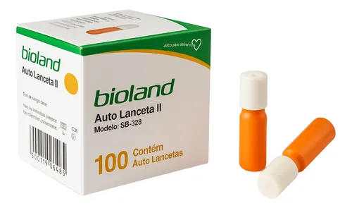 Lancetas 28g Para Glucometro Bioland G-425-3 X 100 Unidades
