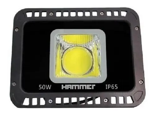 comprar Reflector Led 50w 6500k Luz Blanca Ip65 85\u002F277v Tg09 Hammer