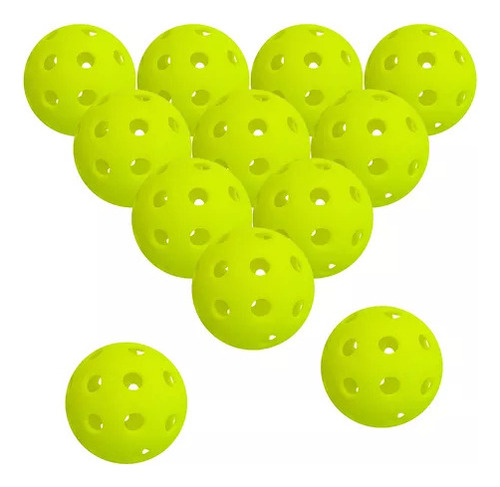 Bolas De Pickleball Para Exteriores Con Agujeros De 41 Mm, 1