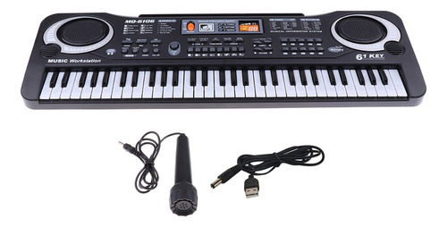 # Teclado Piano 61 Teclas Teclado Portátil Teclado