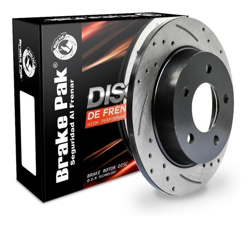 Disco De Freno Brakepak Mazda 3 2.0 - Tra -  - Precio X Par
