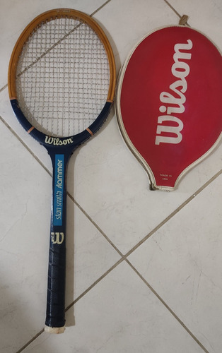 Antigua Raqueta Tenis Wilson Stand Smith Slammer Original 