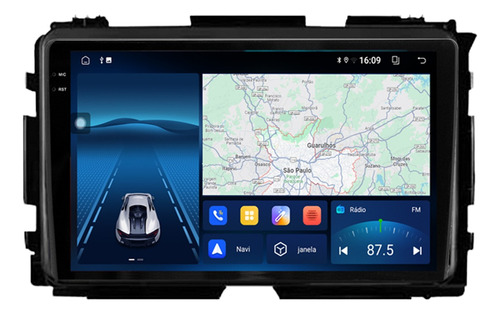Multimidia Hrv 16/21 9p Android Carplay Iplay 64gb
