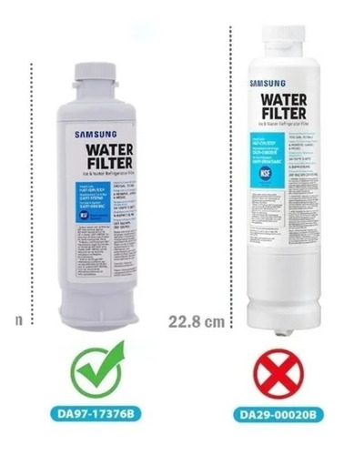 Filtro Purificador De Agua Para Refrigerador Samsung