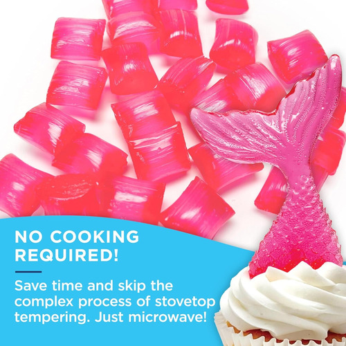Isomalt Nibs Satin Ice 198grs Color Rosa - Importado