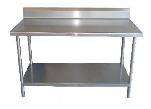 Mesa De Trabajo Con Entre Paño De Acero Inox 304 150x70x90