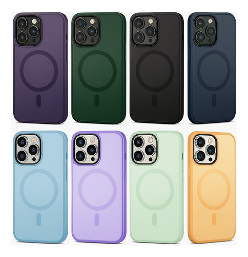Funda Magnética Para Iphone 16 Pro / 16 Pro Max Mate Negro 15 Pro Max