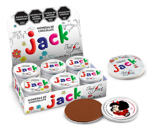 Monedas De Chocolate Felfort Jack Mafalda X 60u