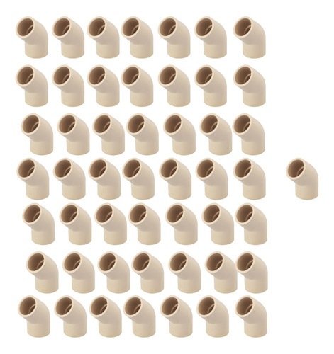 Kit 50 Pz Codo 45° Cpvc 1/2