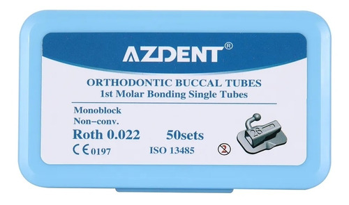 Tubos Adhesivos 1ra Molar Roth 022 Caja X 200 Ortodoncia 