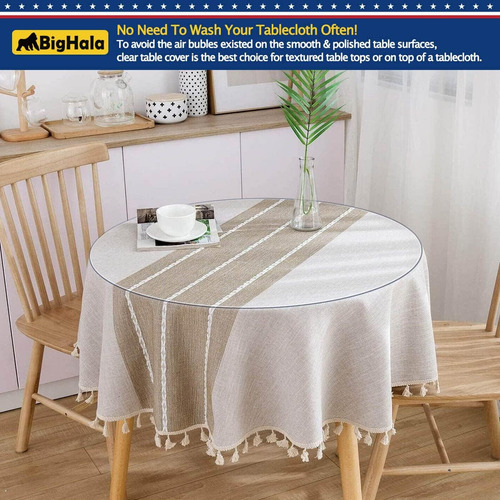 Protector P/mesa Bighala, Transparente, Pvc, Rectangular