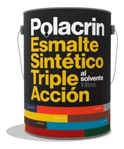 Pintura Sintetica Triple Accion Brillante Negro Envio Gratis