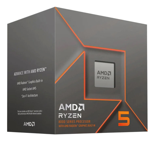 Procesador Amd Ryzen 5 8500g, Am5, Gráficos Radeon 740m