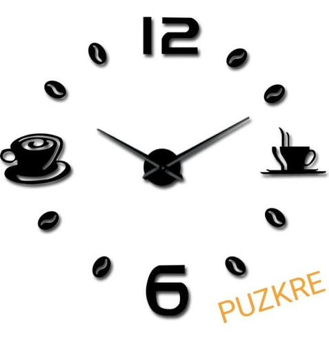Reloj 3d Cafe
