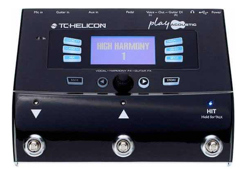 Pedal Efecto Voz/guitarra Tc Helicon Play Acoustic B-stock