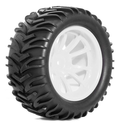 Llantas Y Ruedas Rc Tires 1/10 Para Camiones Con Control Rem