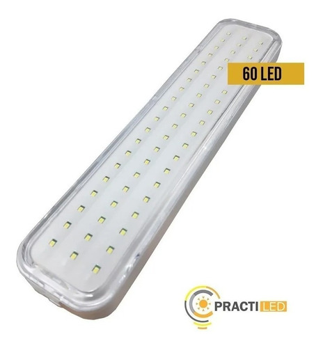 Luces Luz De Emergencia 60 Leds Recargable Con Cable 220v