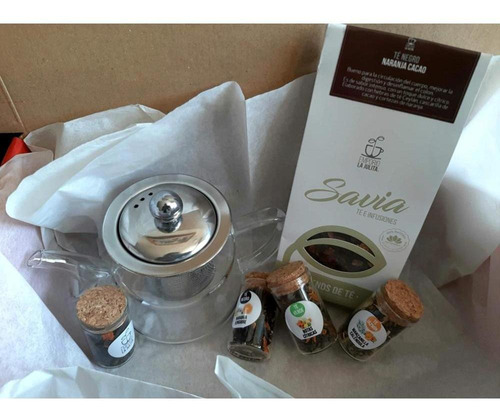 Promo Tetera + Blend De Té + 4 Minitecitos