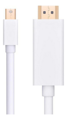 Chen Zen Import Cable 1.8m Adaptador Thunderbolt Mini Displayport A Hdmi Mac Color Blanco