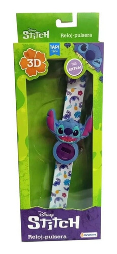 Reloj Stitch Pulsera Digital Con Personaje Tapimovil 3d