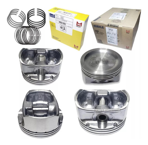Jg Pistao Com Aneis Std Fiat Stilo 1.8 8v Gasolina 2002-2005
