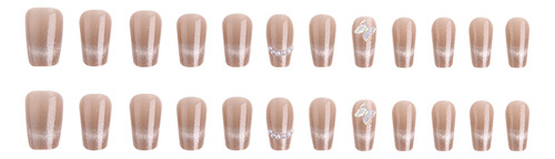 Uñas Postizas Pegamento De Uñas Postizas Decoradas Color Z195
