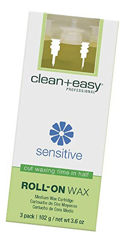 Wax Refill Clean + Easy Roll-on, Higiénico De Sensibilidad M