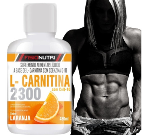 L Carnitina + Coenzima Q10 480 Ml Sabor Tangerina