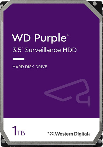 Disco Duro Western Digital Wd Purple, 1tb, Sata 6.0 Gb/s