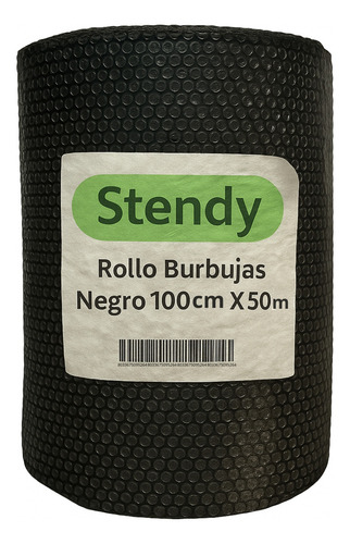 Rollo Plastico Stendy Burbujas Polietileno Pluri Bol 1mt X 50mts Resistente Mudanza Color Negro