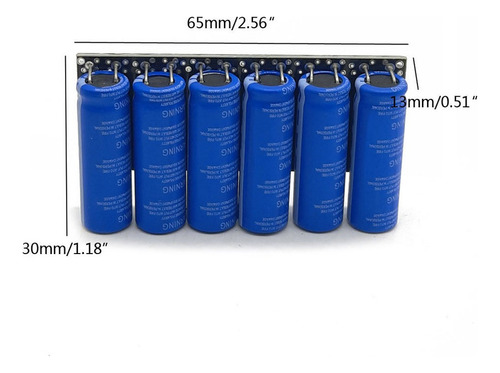 Para Módulo De Supercapacitor 16v 1.6f Farad 2.7v 10f.